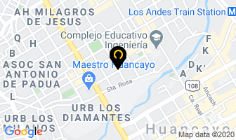 Mapa de Hotel BaÑos Sauna Monaco en Huancayo