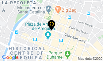 Mapa de Hotel Crismar en Arequipa