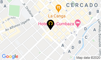Mapa de Hotel Cumbaza en Tarapoto