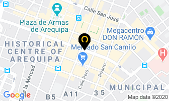 Mapa de Hotel Duhamel en Arequipa