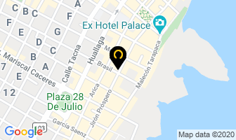 Mapa de Hotel Europa en Iquitos