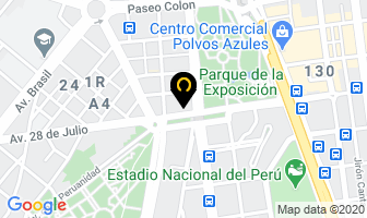 Mapa de Hotel Internacional en Provincia De Lima