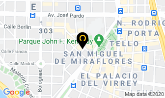Mapa de Hotel Las Palmas en Provincia De Lima
