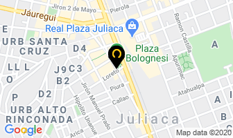 Mapa de Hotel Luquini en Juliaca