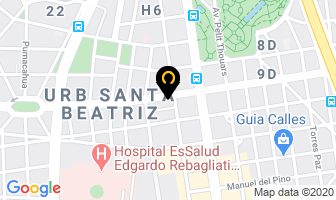 Mapa de Hotel Peru Pacifico en Provincia De Lima