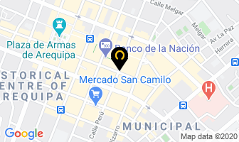 Mapa de Hotel Real en Arequipa