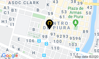 Mapa de Hotel San Jorge en Piura