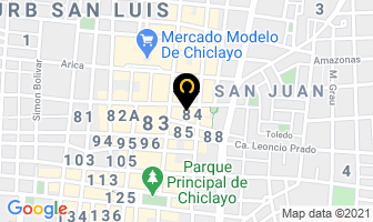 Mapa de Hoteles Paraiso en Chiclayo