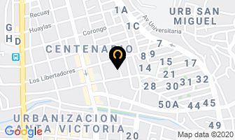 Mapa de I.e.p Goleman High School en Huaraz