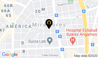 Mapa de Importaciones Nazar en Miraflores