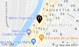 Mapa de Imprenta Alex en Tingo María