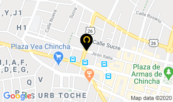 Mapa de Imprenta Canales en Chincha Alta