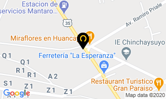 Mapa de Industrias Mirf Srl en Huancayo