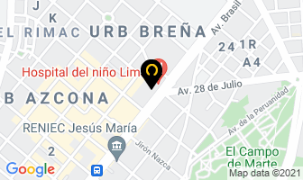 Mapa de Instituto Nacional De Salud Del Niño en Breña