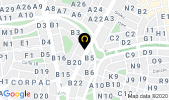 Mapa de Instituto Oftalmologico Wong en San Isidro