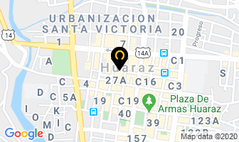 Mapa de Jugueria Margarita en Huaraz