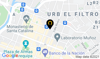 Mapa de La Casa De Melgar en Arequipa