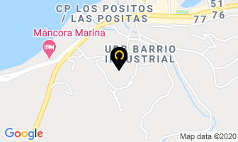 Mapa de La Chiflada Arte en Máncora