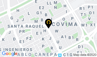 Mapa de La Molina.  Calle Flora Tristan. en Santa Anita