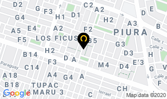 Mapa de Laboratorio Ingemm en Piura