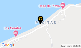 Mapa de Las Pocitas en Máncora