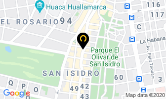 Mapa de Lavanderia City Express en San Isidro