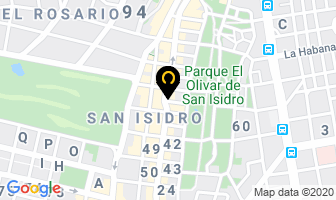 Mapa de Lavanderia Clean Express Service en San Isidro