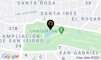 Mapa de Lima Golf Club en San Isidro