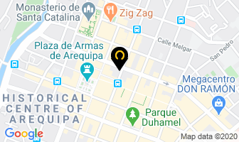 Mapa de Maritza Estremadoyro Herrera en Arequipa