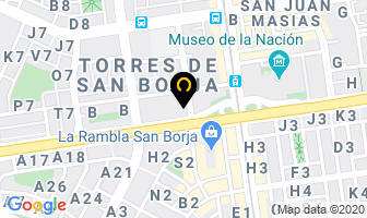 Mapa de Ministerio De Educación Med en San Borja