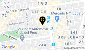 Mapa de Muebleria Bruce en Provincia De Lima