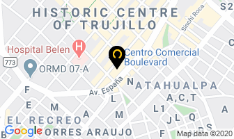 Mapa de Mundo Cosmetic en Trujillo