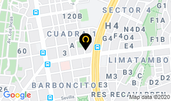 Mapa de NotarÍa Jorge E. Velarde Sussoni en San Isidro