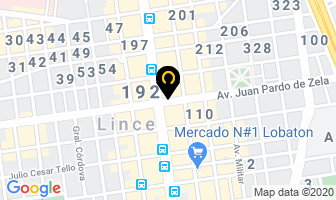 Mapa de Optica Vision Club en Lima