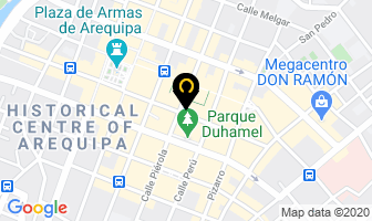 Mapa de Paris Boutique en Arequipa