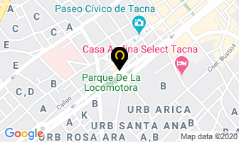 Mapa de Pasteleria Cesar en Tacna