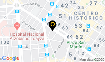 Mapa de Perutelco Telefonia Voip en Lima