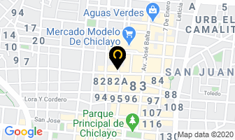 Mapa de Pizarras Acrilicas D Jaime en Chiclayo