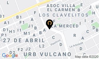 Mapa de Plastotec en San Mateo