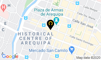 Mapa de Plaza   Residence en Arequipa
