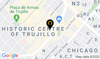 Mapa de Pollos Bolivar en Trujillo