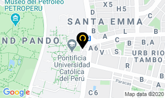 Mapa de Pontificia Universidad CatÓlica Del PerÚ en Provincia De Lima