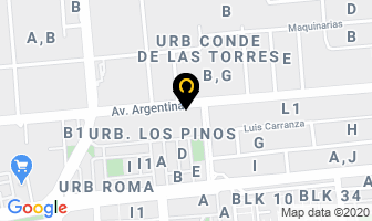 Mapa de Refractarios Rivara S.a. en Provincia De Lima