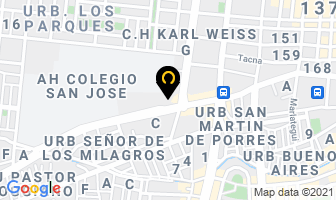 Mapa de Refrigeración Jireh en Chiclayo