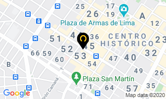 Mapa de Relojería El Hombre Del Tiempo en Lima