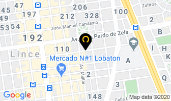 Mapa de Restaurant CebicherÍa Chulucanas en Lima