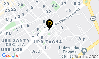 Mapa de Restaurant Snack ¨zami´s¨ en Tacna