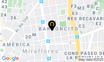 Mapa de Rossana Mendoza Meza en Lima