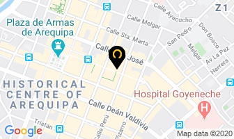 Mapa de Salon De Te Mercaderes en Arequipa