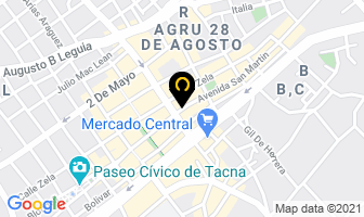 Mapa de Samatours S R L en Tacna
